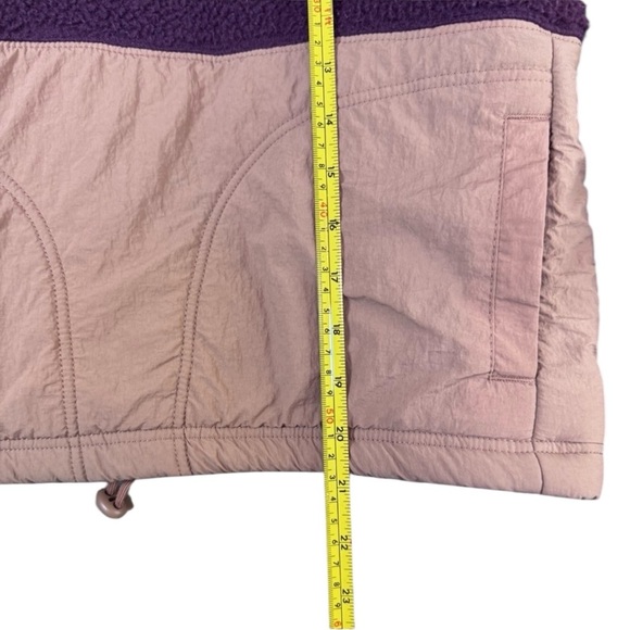 Fabletics Mallory Fleece Pullover Sweatshirt Maroon Woman’s XS - Picture 9 of 14